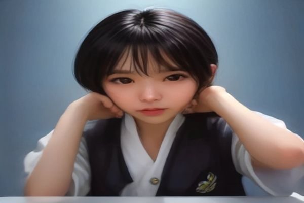 日系gv男同风格影片封面，两位男性主角在咖啡馆场景中对视，画面色调温暖，情感叙事感强，代表gv男同日系剧情向内容
